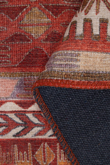 Conceptum Folk Chenille - Red BA 43 Rojo 75 x 230 cm